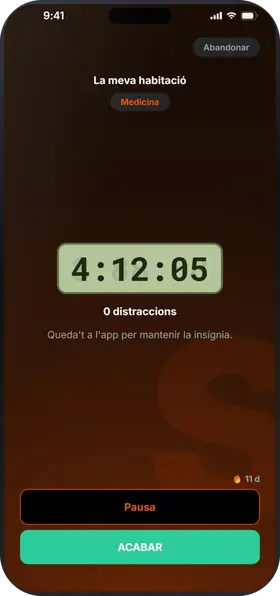 Studva — engega el cronòmetre
