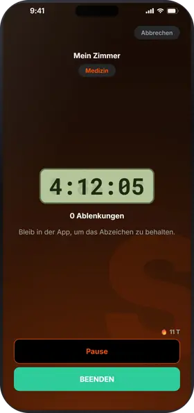 Studva — starte den Timer