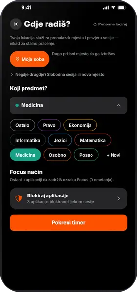 Studva — odaberi svoje mjesto