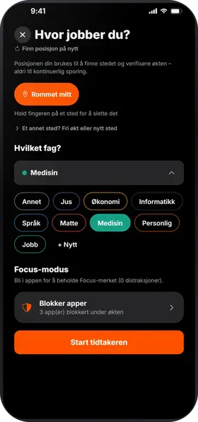 Studva — velg plassen din