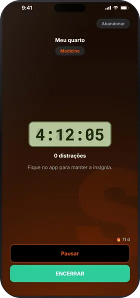 Studva — inicie o cronômetro