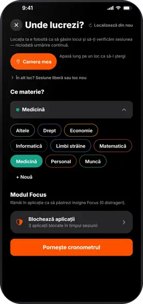 Studva — alege-ți locul