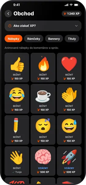 Studva — 1 minúta = 1 XP